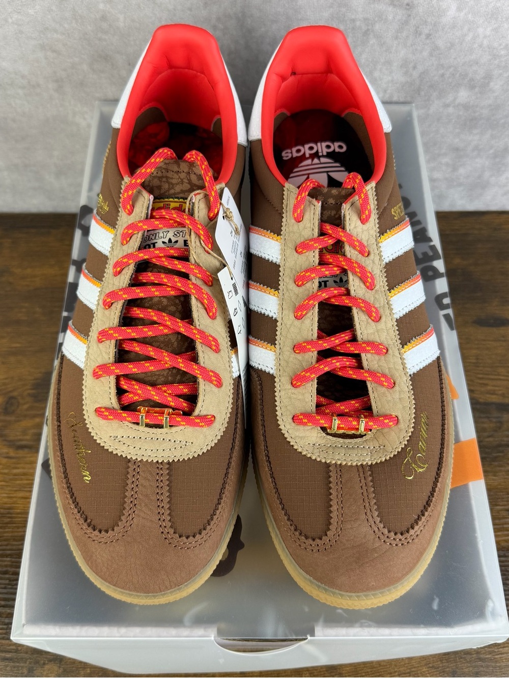 NEW adidas Handball Spezial Fresh Rags Hot Boiled Peanuts Size 11 KH7477 LE /813 - Picture 5 of 11